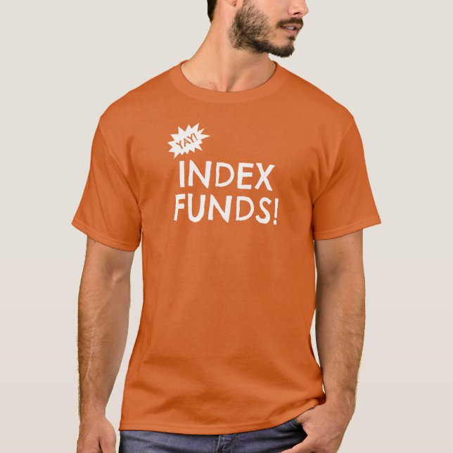 Årsindexfonder! T Shirt (Framsida)