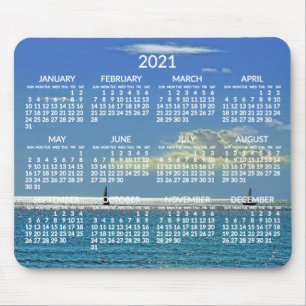 Årskalender 2021 Mousepads Beach Photo Musmatta