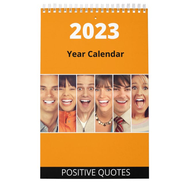 Årskalender 2023 med positiva livstidcitat kalender (Omslag)