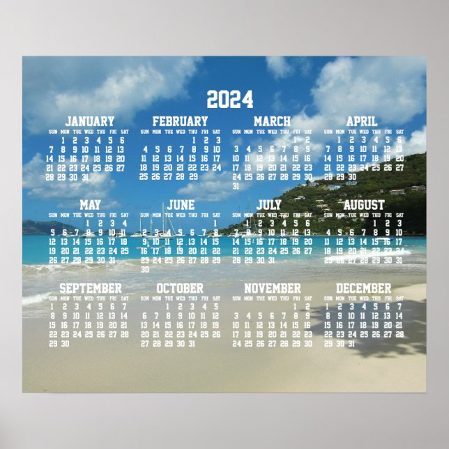 Årskalender 2024 med Poster foto (Framsidan)
