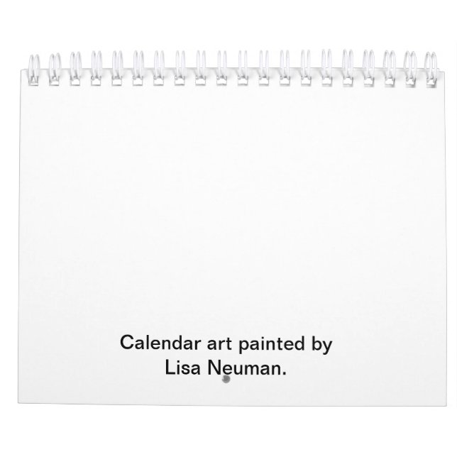 Årskalender med Säsong-design Kalender (Baksida)