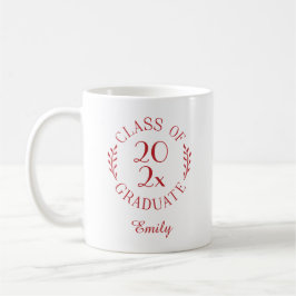 Årsklass Namn Röd typografi Examen Kaffemugg