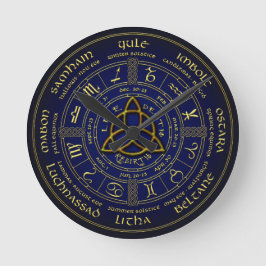 årsklocka rund klocka