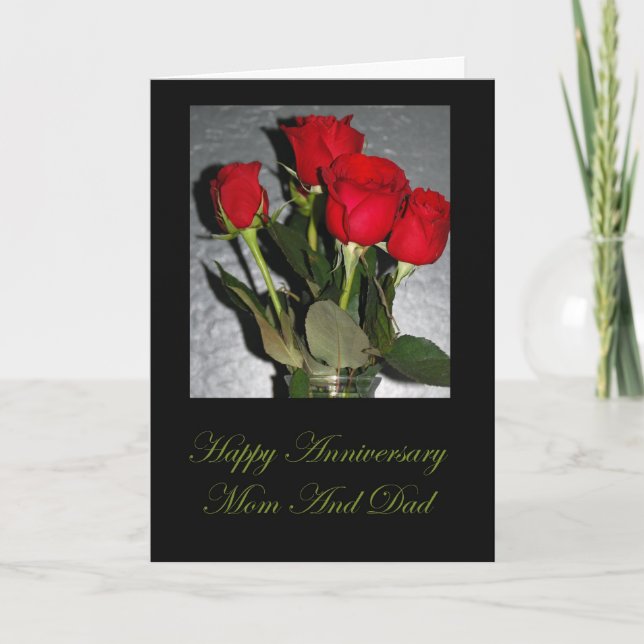 Årskort för Mamma och Pappa Kort (Framsida)