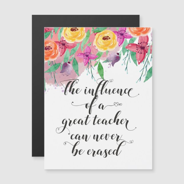 Årslärarpresenten Lycklig lärardag (Fram/baksida)