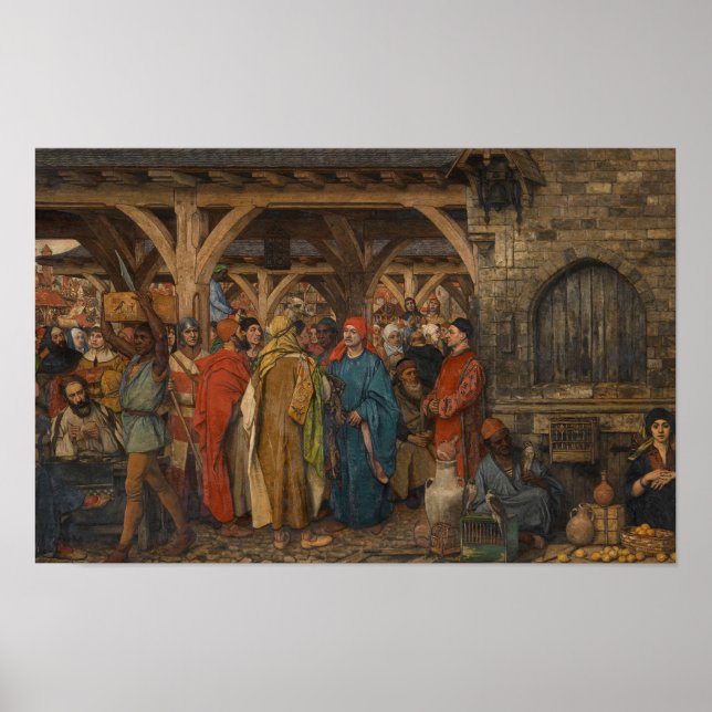 Årsmässan (Höger), av Albrecht De Vriendt Poster (Framsidan)