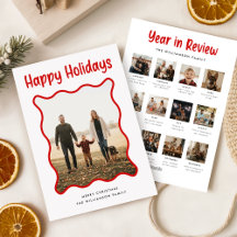 Årsöversikt Familj Djurbilder Julcollage