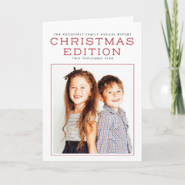 Årsrapport år för granskning av julkort helgkort