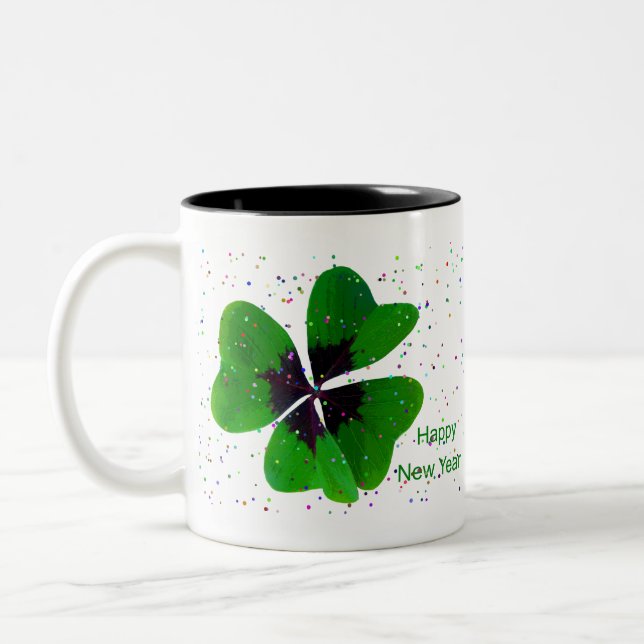 Årsredovisning för Sylvester nyårsdag Två-Tonad Mugg (Vänster)