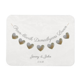 Årsspråk för Cornish bröllop Magnet