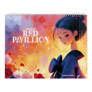 Årstid för den röda paviljongen kalender