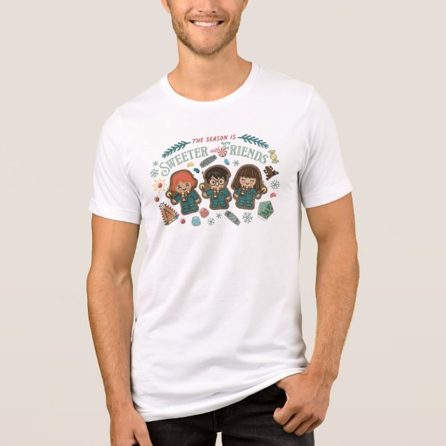 Årstiden är sötare med vänner t shirt (Framsida)