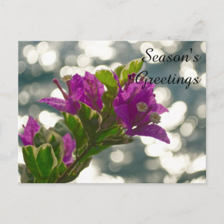 Årstidens hälsningar Vårblommor Bokeh Vykort