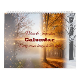 Årstider av ljus – Natur & Inspiration 2025 Vägg Kalender