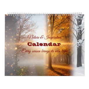 Årstider av ljus – Natur & Inspiration 2025 Vägg Kalender