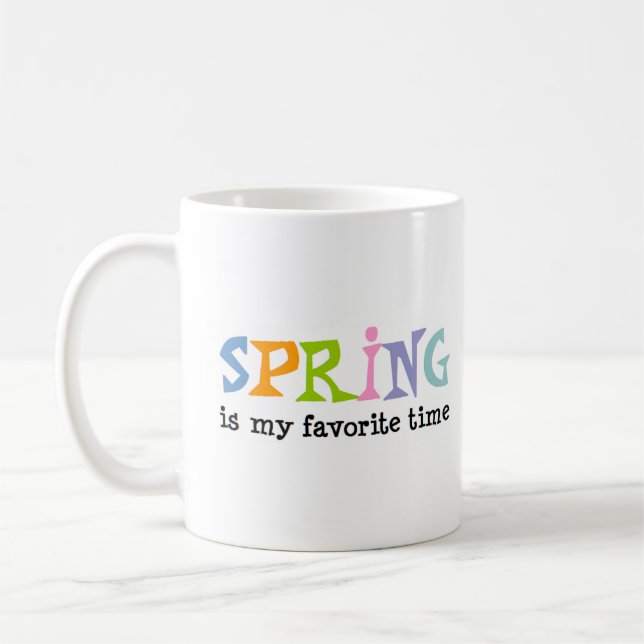 årstider vår favorit tid kaffemugg (Vänster)