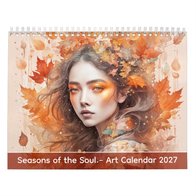 Årstidernas själ – konstkalender kalender (Omslag)