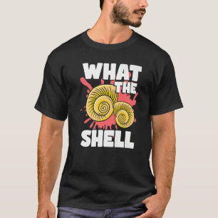 årstidsjägare för snäcka till havs och Conch Colle T Shirt