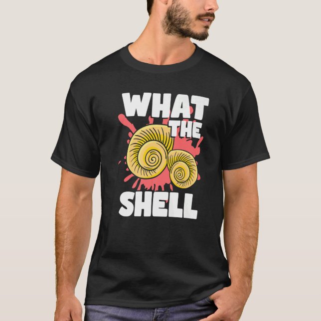 årstidsjägare för snäcka till havs och Conch Colle T Shirt (Framsida)