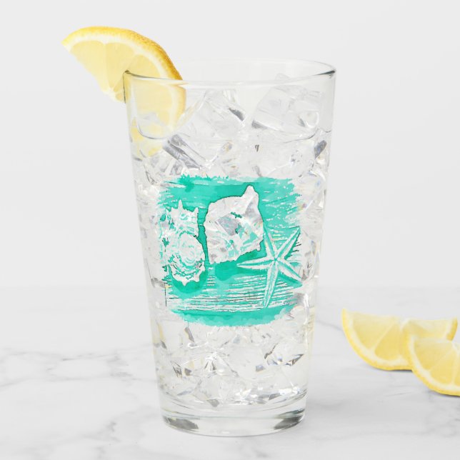 årstidsstjärtfenad havskräfta vid kuststranden glaskopp (Framsida Ice)