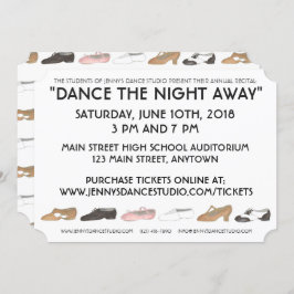 Årsvisa skäl för visning av fall i Dance School St Inbjudningar