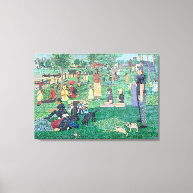 art2Celebrate: A Söndag eftermiddag i Dolores Park Canvastryck (Framsida)