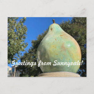 Art2Celebrate: Hälsning från Sunnyvale-vykort Vykort