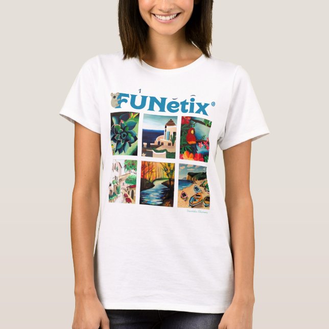 Art4Literacy, FUNetix, Paintings T-Shirt (Framsida)