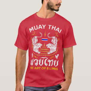 Art 8 Limbs Sak Yant Tiger Muay Thai-gåvor T Shirt