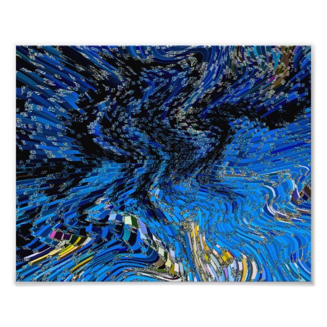 Art Abstrakt 3D Fototryck (Framsidan)