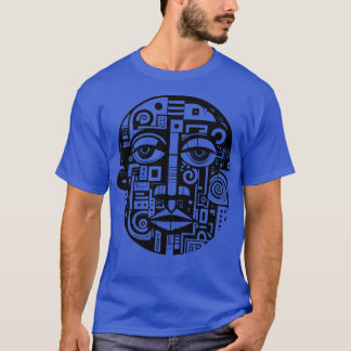 Art Abstrakt Ansikte 3 T Shirt