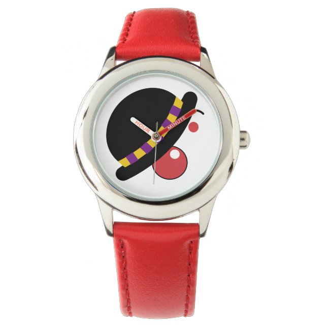 Art Abstrakt Clown Armbandsur (Framsida)