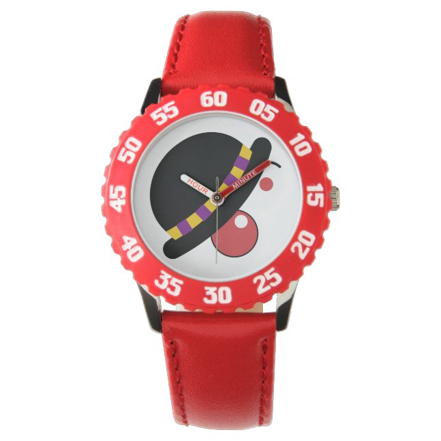 Art Abstrakt Clown Armbandsur (Framsida)