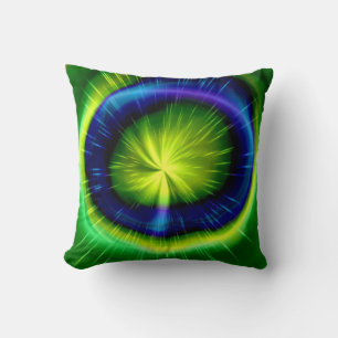 Art Abstrakt färglös spiral 8 Kudde