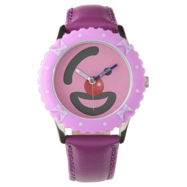Art Abstrakt Kids Clown Armbandsur (Framsida)