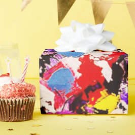 Art Abstrakt Pallet Färg Presentpapper