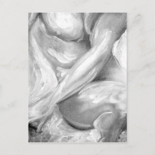 Art Älskare Elegant Original Art Male-målning på Vykort