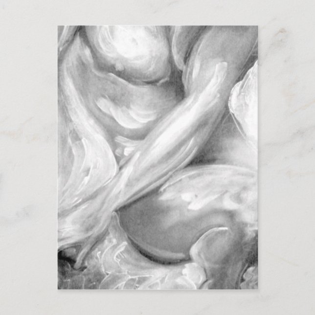 Art Älskare Elegant Original Art Male-målning på Vykort (Framsida)