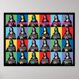 ART är mer än skapar bilder Poster