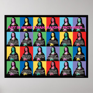 ART är mer än skapar bilder Poster