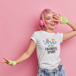 Art är Min favoritsport Roligt Student Lärare Whit T Shirt<br><div class="desc">Den här konsten är Min favoritsport är roligt konsthantskjortor för konstlärare,  konstnärer,  studenter och alla som kärlek konst. Underbar som födelsedagspresent eller Julklapp för konst älskare. Det här är en vit eller lätt skjorta,  det finns även för en svart skjorta eller mörk. Cover Photo kredit: Ian Dooley</div>