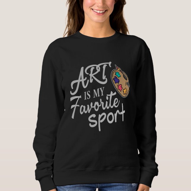Art är min favoritsport t shirt (Framsida)