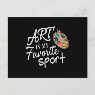 Art är min favoritsport vykort