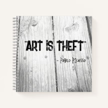 ART ÄR THEFT Pablo Picasso-citat