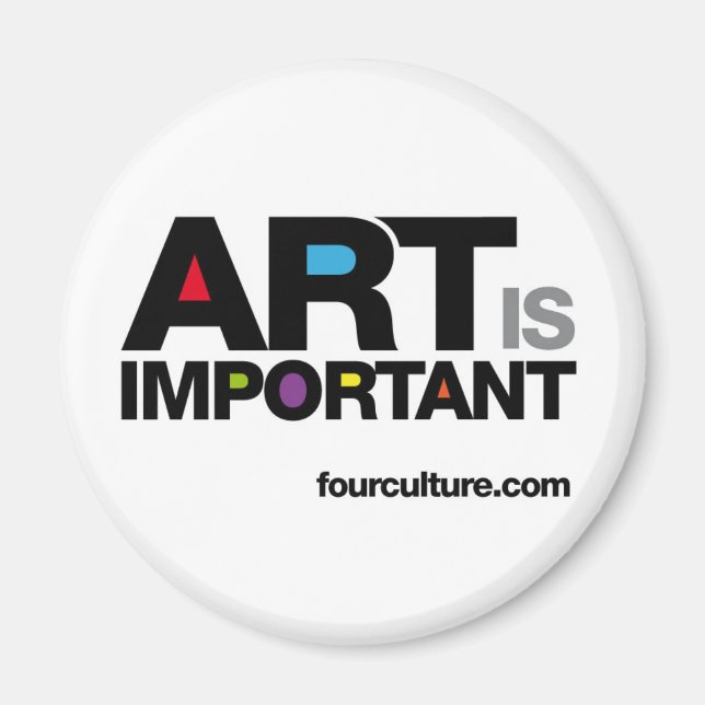ART ÄR VIKTIGT MAGNET (Framsidan)