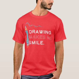 Art Artist Teckning Teckning T Shirt