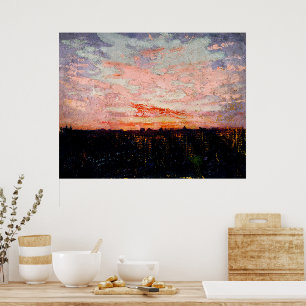 Art av Abbott Handerson Thayer Captivating Sunrise Poster