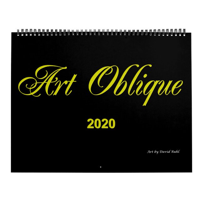 Art av David Ruhl - 2020 års kalender (Omslag)