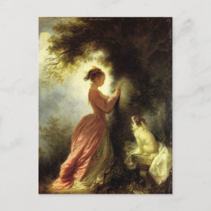 Art. av Fragonard Postcard Vykort