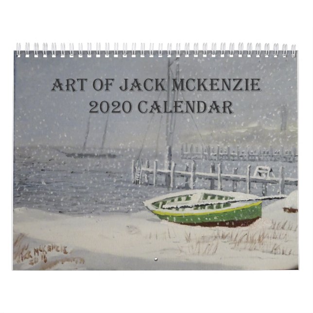 Art av Jacken Mckenzie 2020-kalendern Kalender (Omslag)
